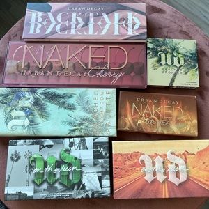 Urban decay face and eye pallets!